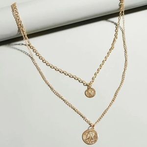 Gold necklace with coins 🪙
